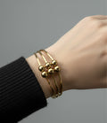 Gold plated bangle
