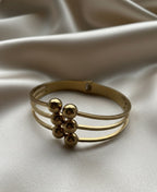 Gold plated bangle