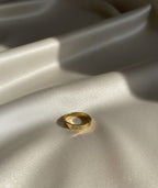 Freesia gold plated ring