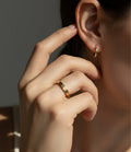 Freesia gold plated ring